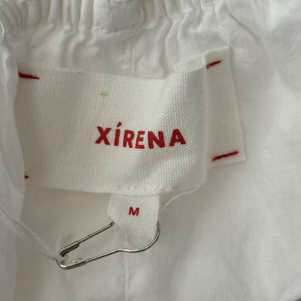 NWT‎ Xirena Owynn Dress Medium Angel Tiered Lace Up Boho Fairy White Coquette - Picture 8 of 10